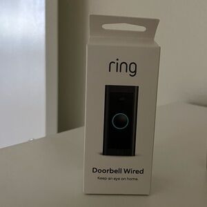 Ring Video Doorbell Wired - Black